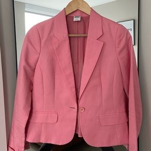 Pink linen jacket